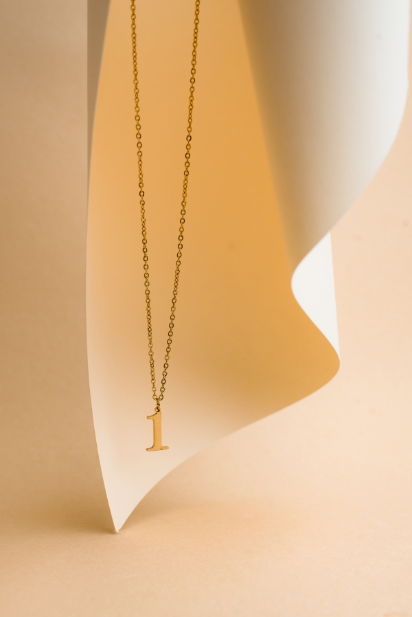 Колие с цифра/ 1-9