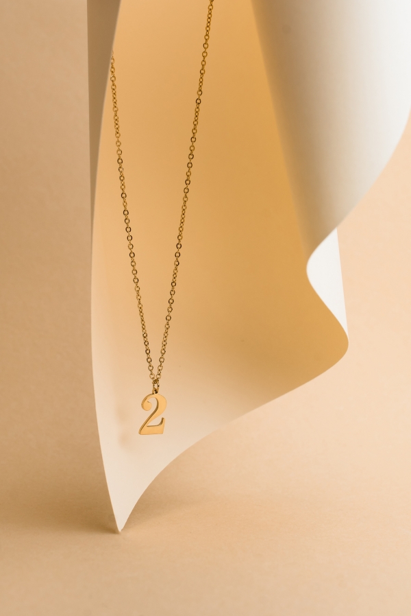 Колие с цифра/ 1-9