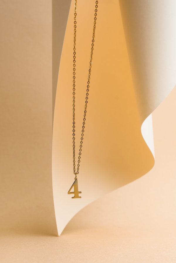 Колие с цифра/ 1-9