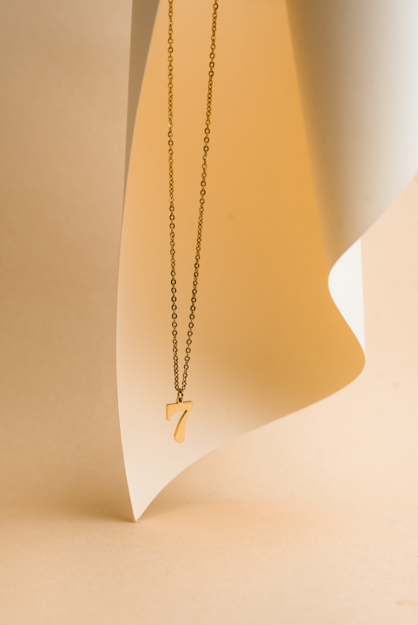 Колие с цифра/ 1-9