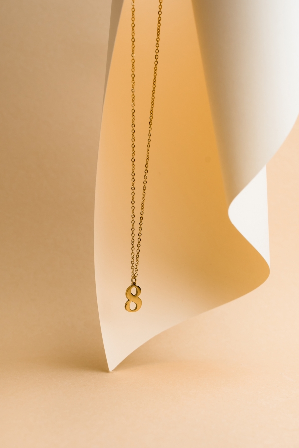 Колие с цифра/ 1-9