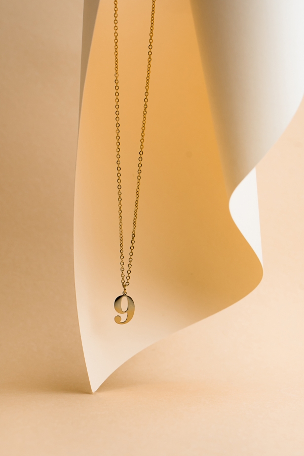 Колие с цифра/ 1-9