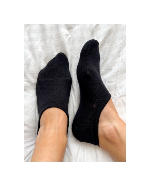 Къси чорапки терлички/ екрю, черно, лайм, розово