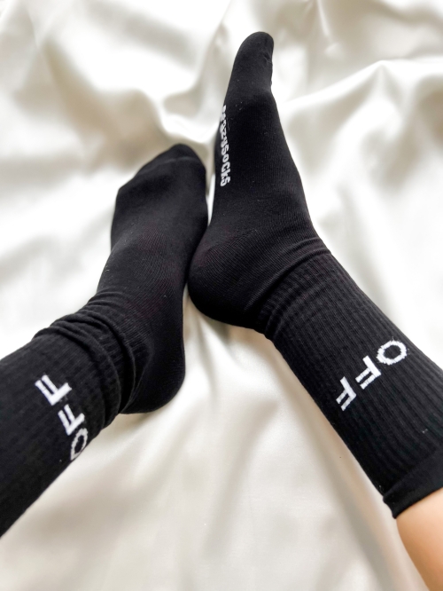 Дамски чорапи "OFF/ черни