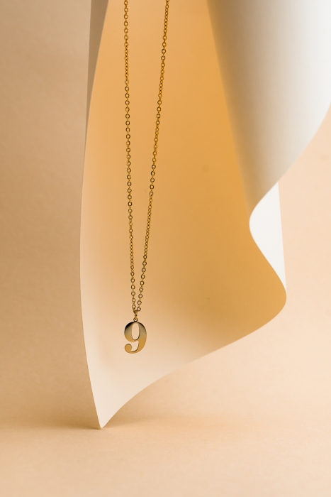 Колие с цифра/ 1-9